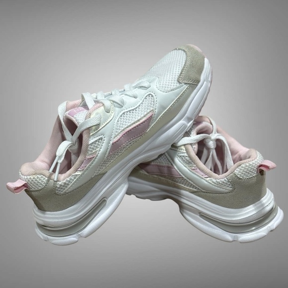 Nautica Big Girls Athletic Sneakers - Chunky Cushion Heel Size 4 - Picture 12 of 16